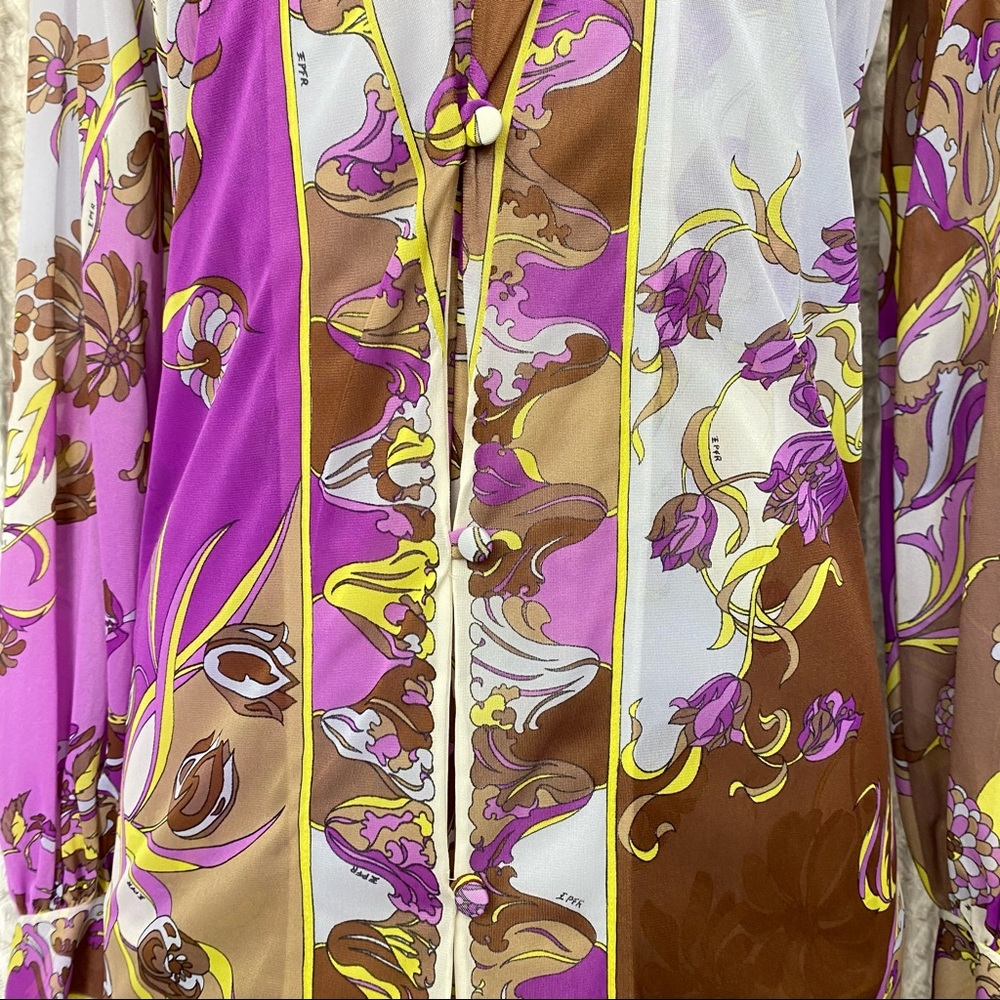 VTG 60’s Emilio Pucci Mod Psychedelic Set S - Picture 10 of 11